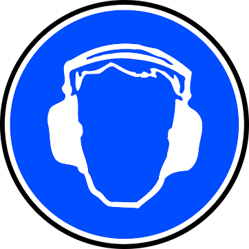 Blue hazard store sign