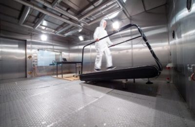 Worker wearing PPE