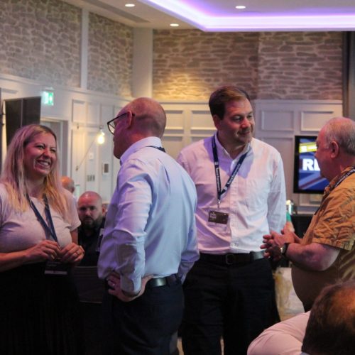 People talking and networking