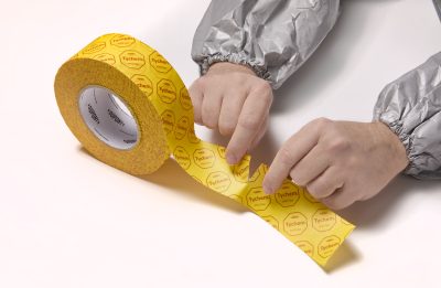 Chemical resistance, good adhesion and hand-tearability are three characteristics to look for when specifying barrier tape.